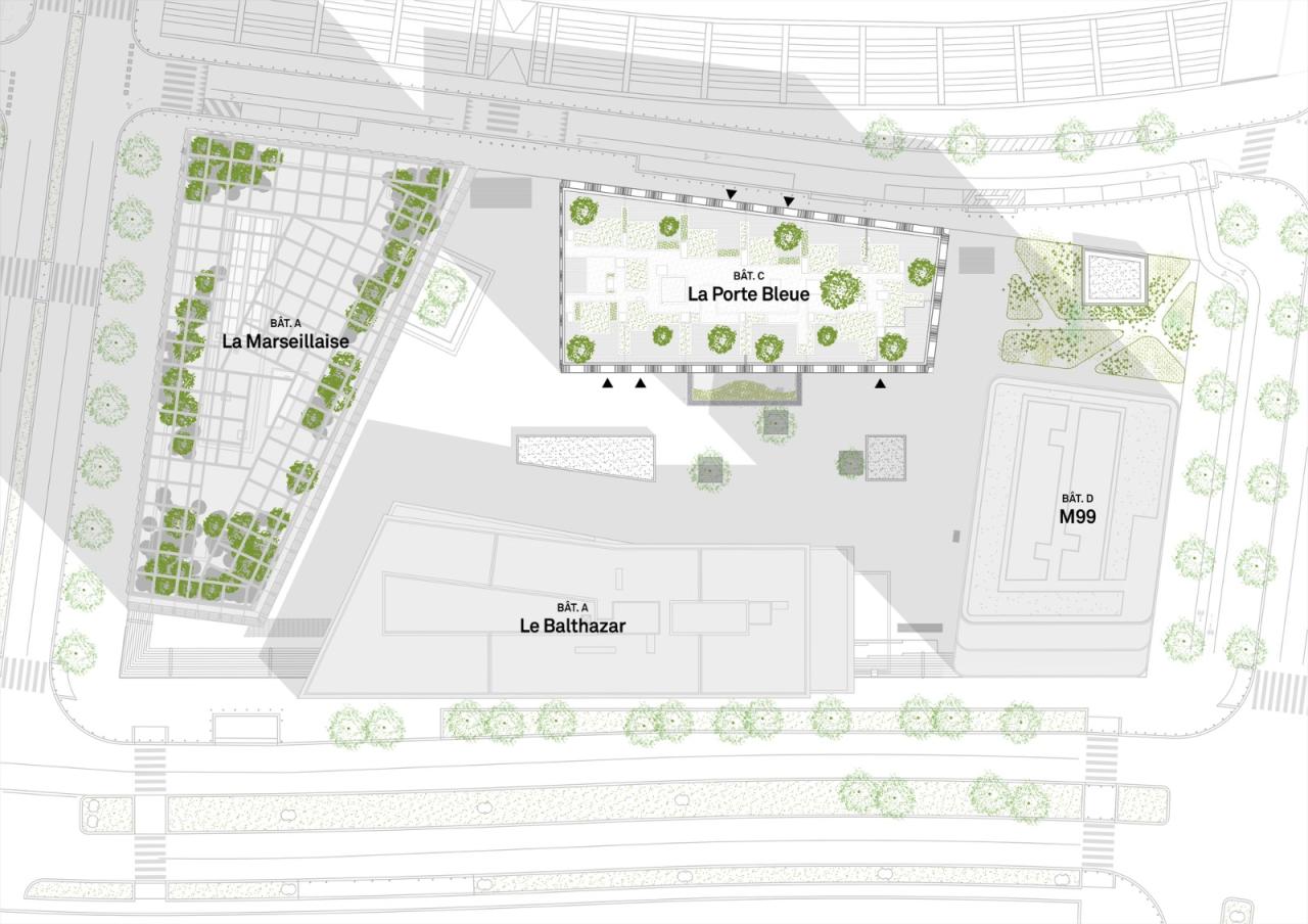 BIM建筑|414 个拱顶，‘蓝色之门’住宅 / PietriArchitectes