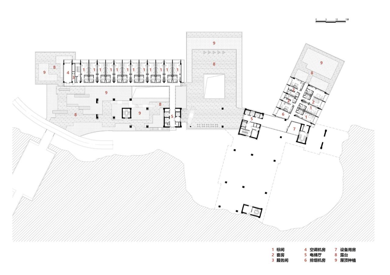 BIM建筑|徐州园博园宕口酒店 / 筑境设计