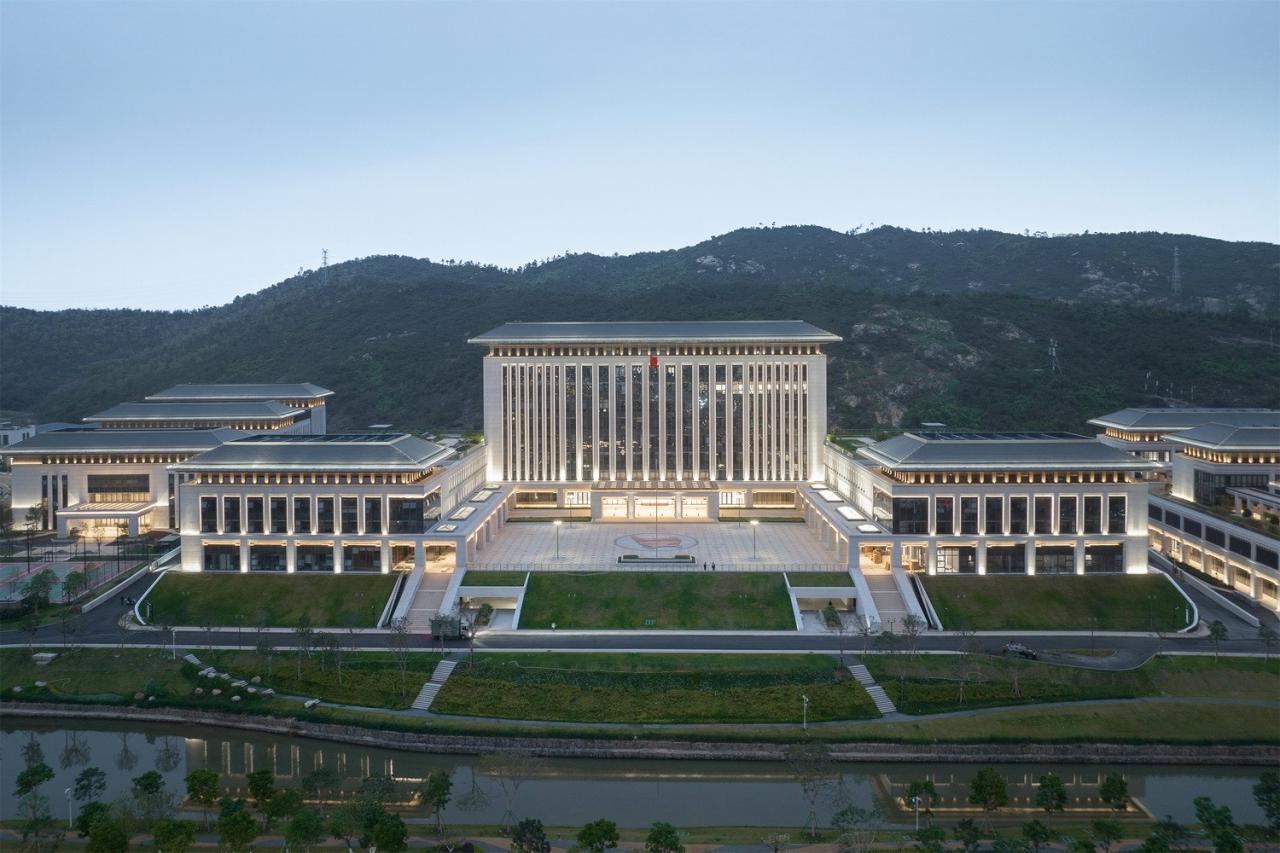 BIM建筑|横琴新区市民服务中心 / 上海华都建筑规划设计