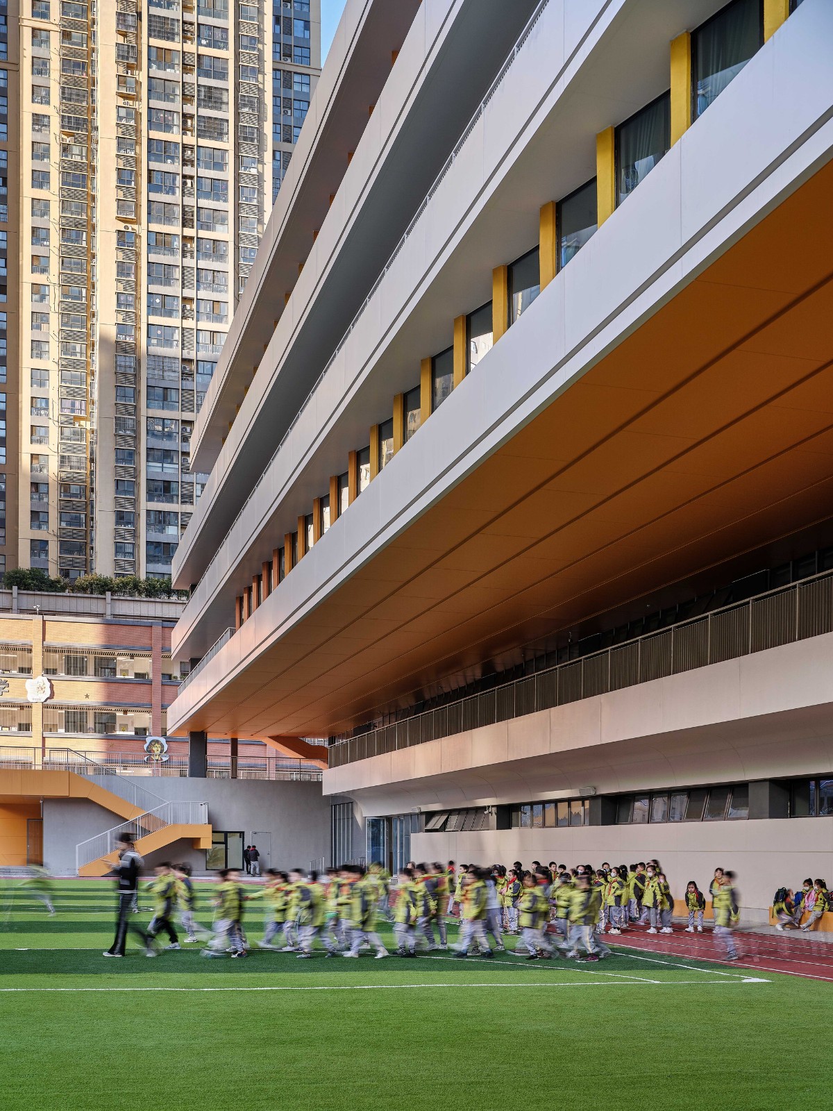 BIM建筑|西安市未央路小学综合楼 / 中国建筑西北设计研究院 屈培青工作室