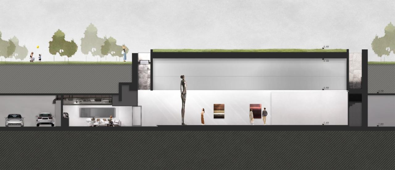 BIM建筑|里向空间-北京缦合艺术中心 / RSAA/庄子玉工作室