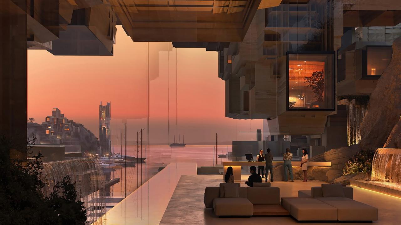 BIM建筑|为NEOM打造又一超现代滨海康乐之城 —— Norlana / 10 Design