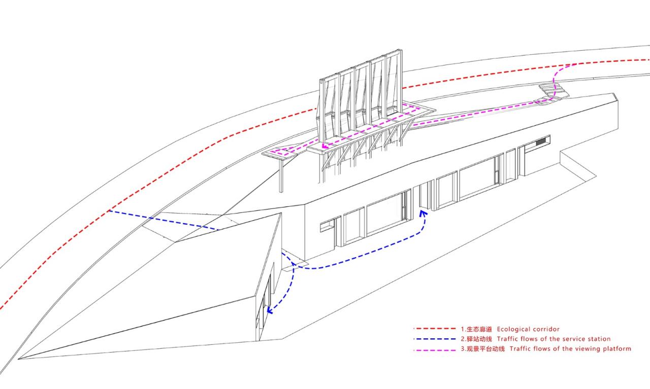 BIM建筑|帆的乡愁：环洱海生态廊道五号驿站 / 三文建筑