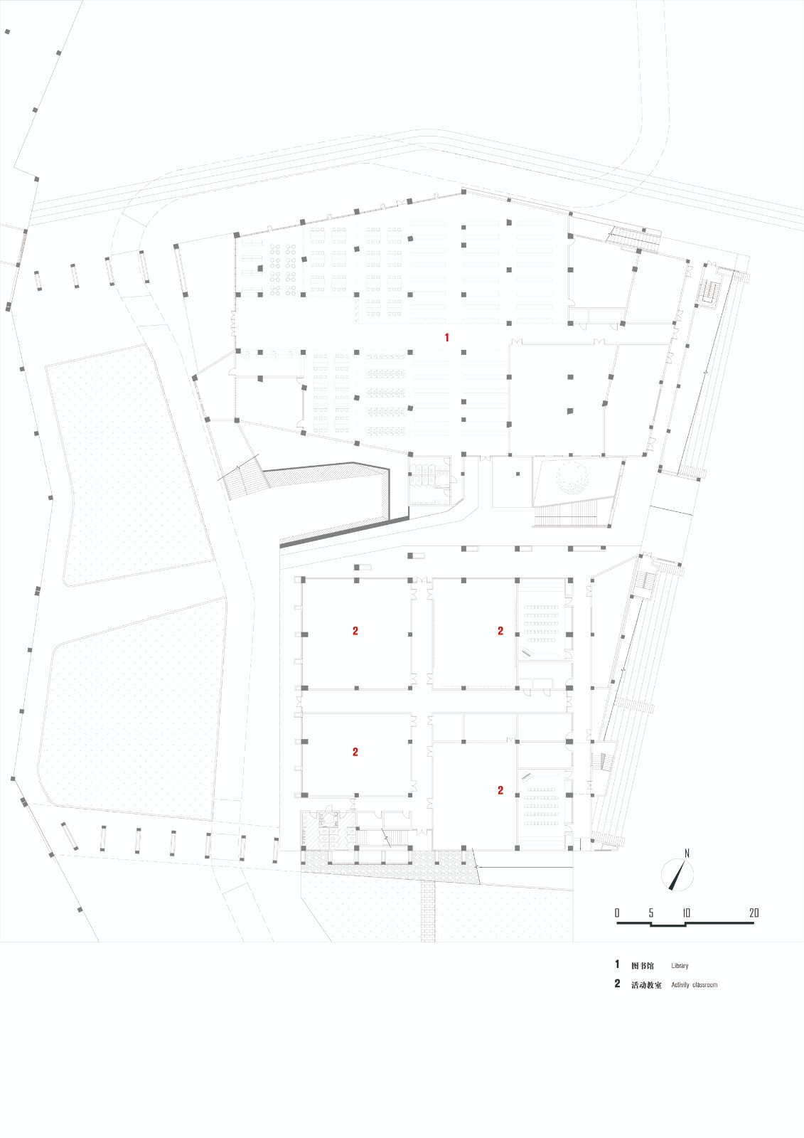 BIM建筑|杭州中泰中学建筑设计 / LZGC量子构城设计事务所+浙江建院建筑规划设计院