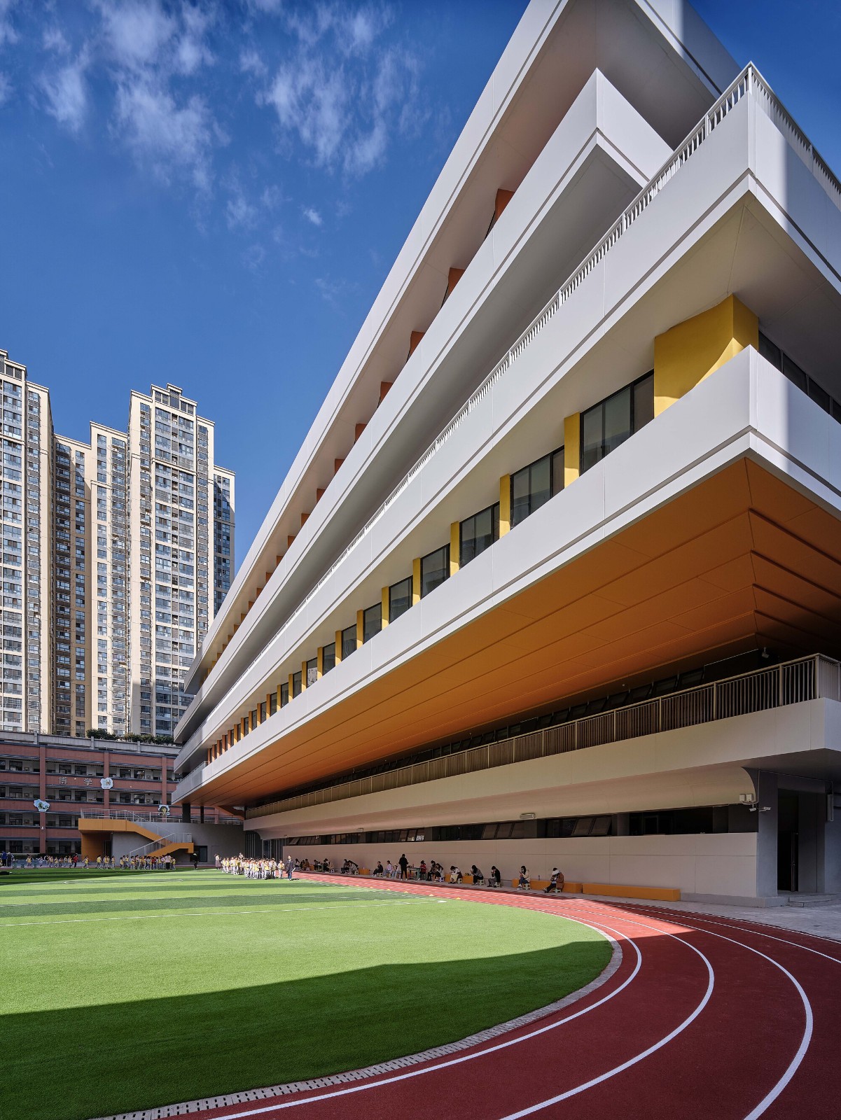 BIM建筑|西安市未央路小学综合楼 / 中国建筑西北设计研究院 屈培青工作室