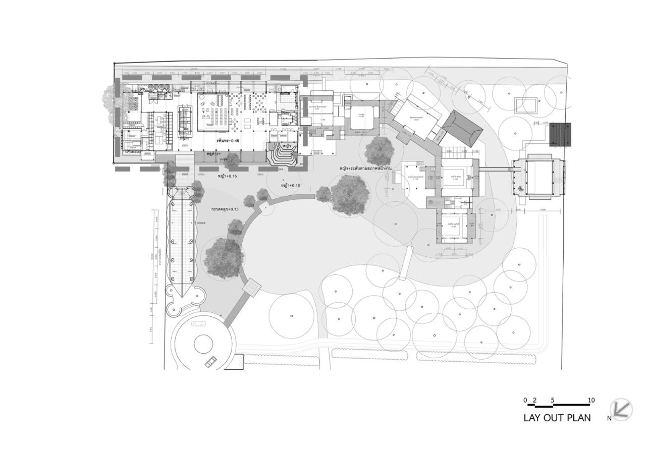 BIM建筑|建筑师们社区生活，Rabindhorn 大楼 / Arsomsilp Community and Environmental Architect