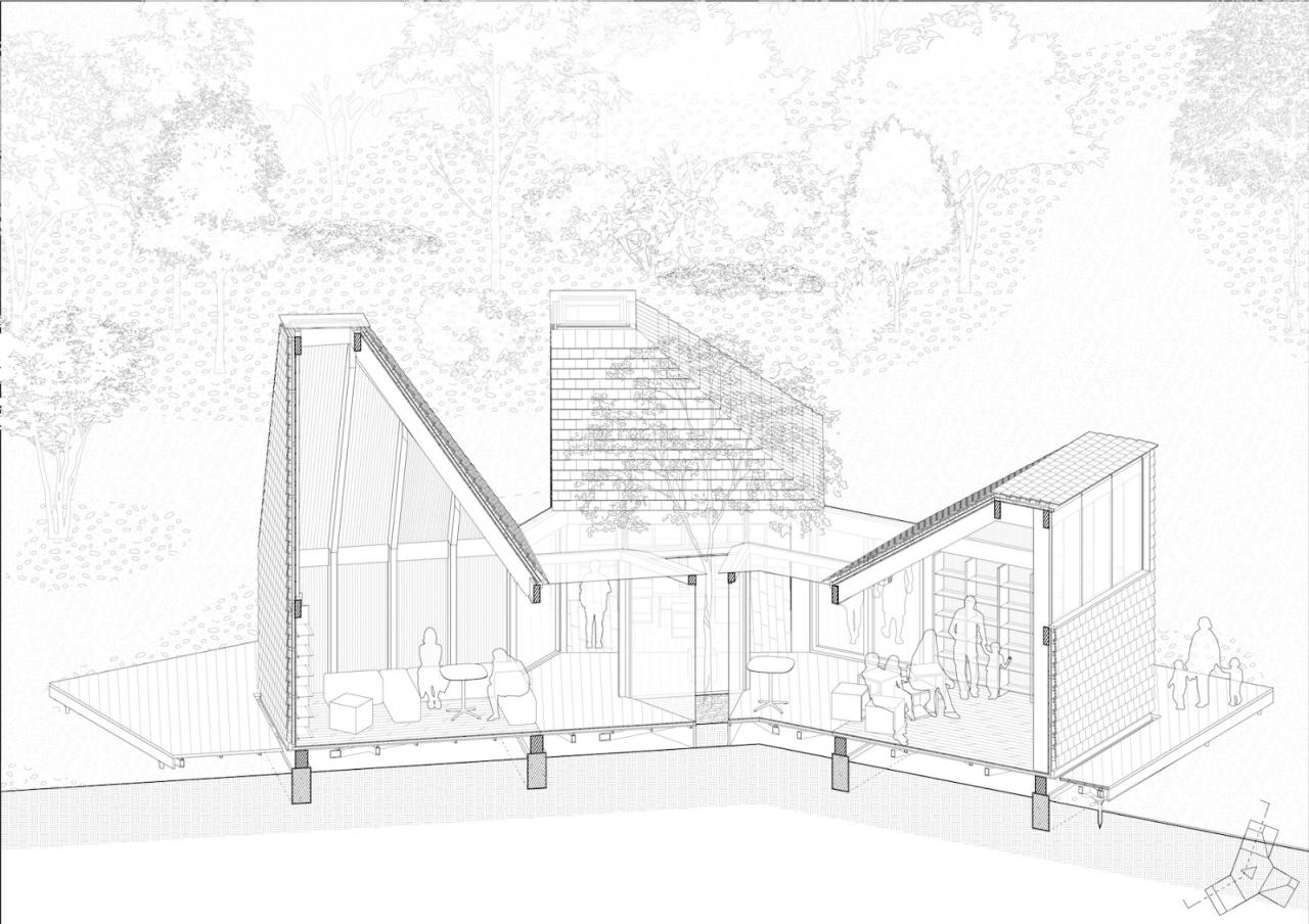 BIM建筑|高山书屋 / MAT 超级建筑事务所