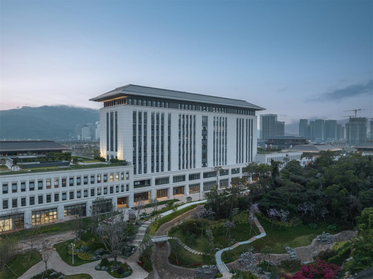 BIM建筑|横琴新区市民服务中心 / 上海华都建筑规划设计