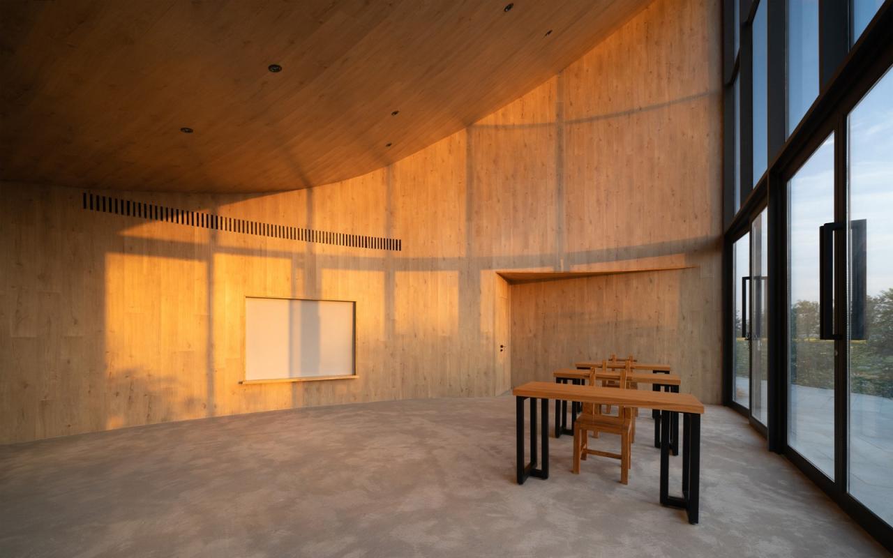 BIM建筑|云台山冰菊花田书馆 / 一树建筑