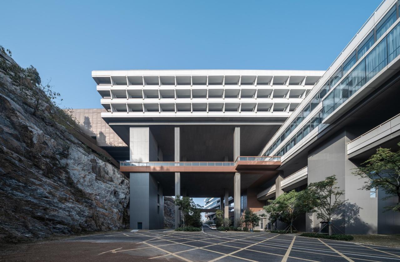 BIM建筑|徐州园博园宕口酒店 / 筑境设计