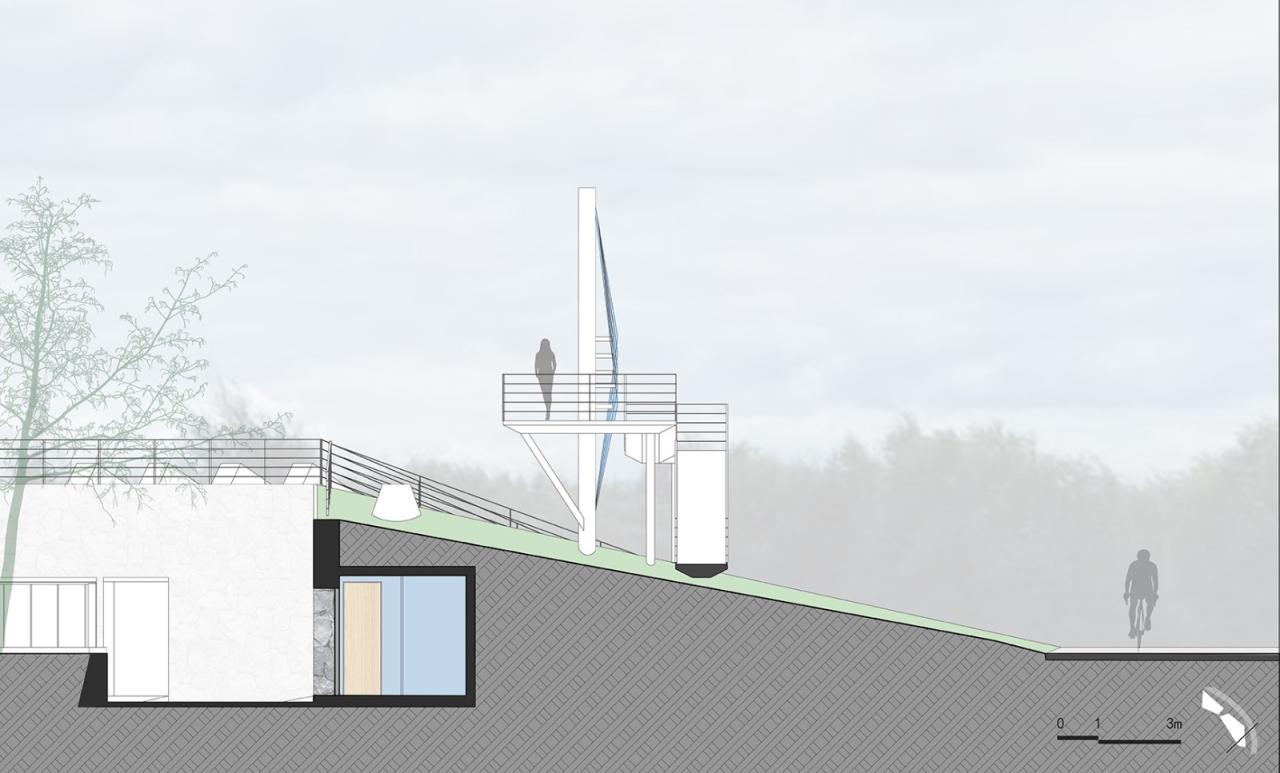 BIM建筑|帆的乡愁：环洱海生态廊道五号驿站 / 三文建筑