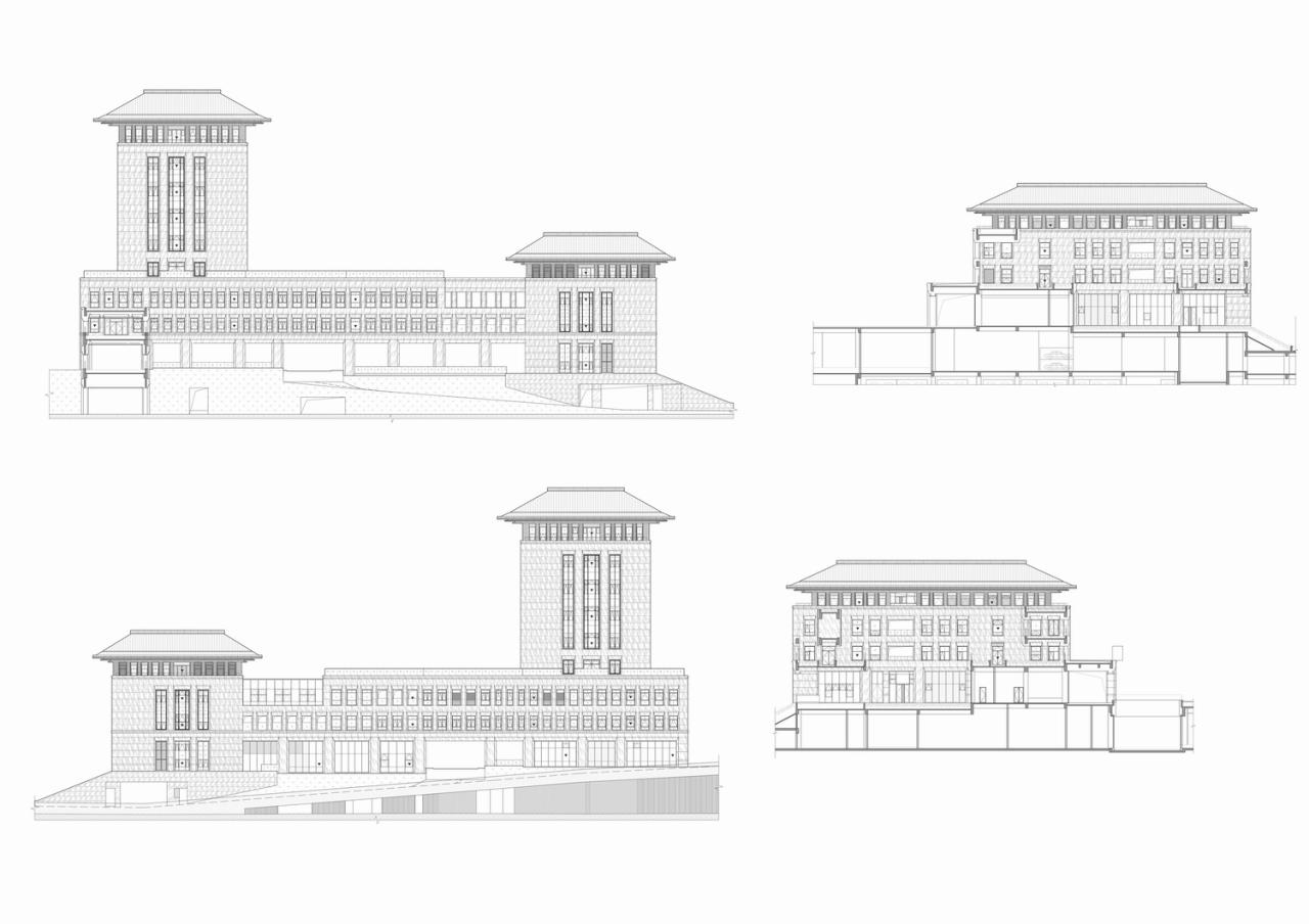 BIM建筑|横琴新区市民服务中心 / 上海华都建筑规划设计
