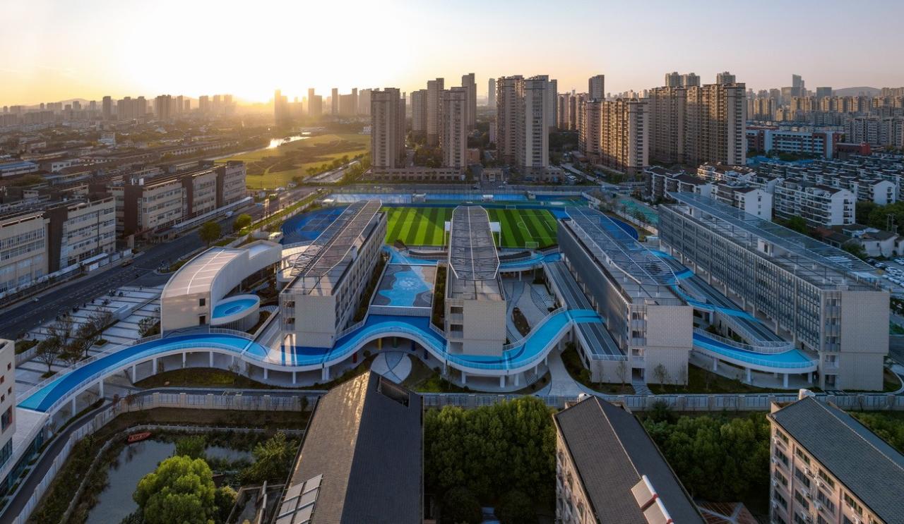 BIM建筑|扬名实验学校 / 米丈建筑