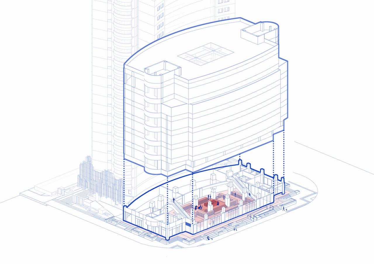 BIM建筑|以书造新城：“不读书的人”才能拯救书店？ / Wutopia Lab