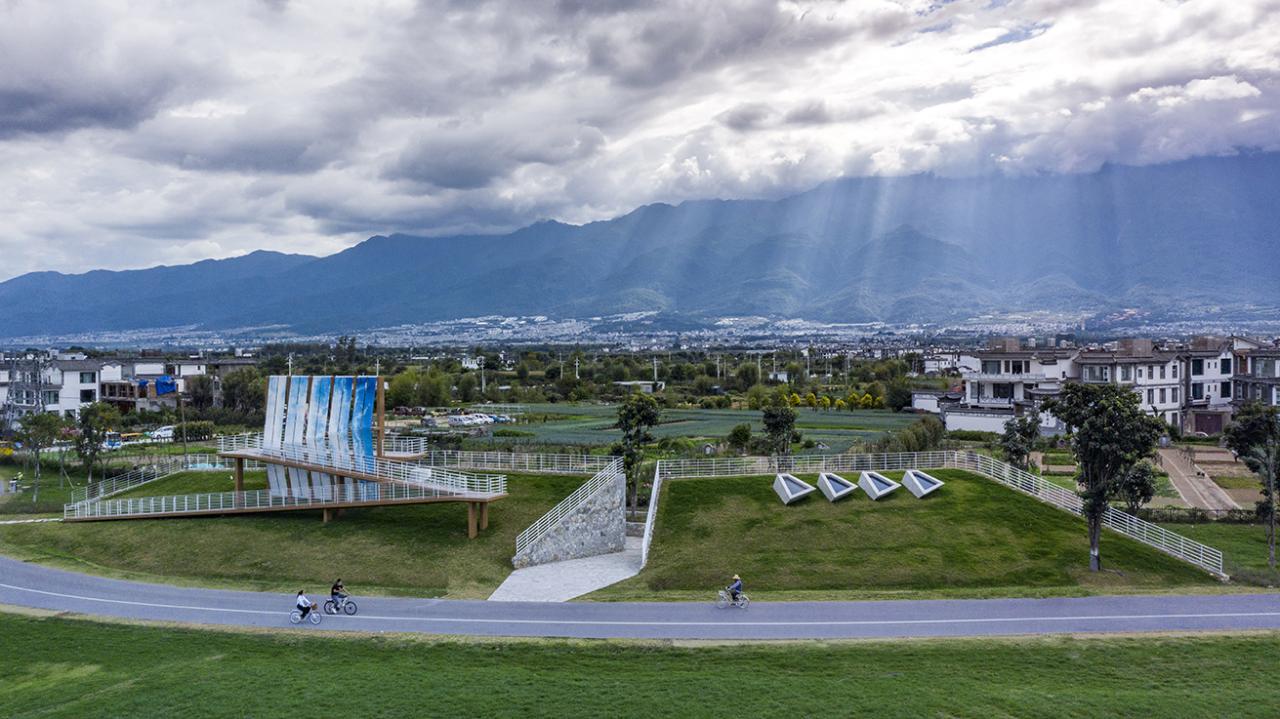 BIM建筑|帆的乡愁：环洱海生态廊道五号驿站 / 三文建筑