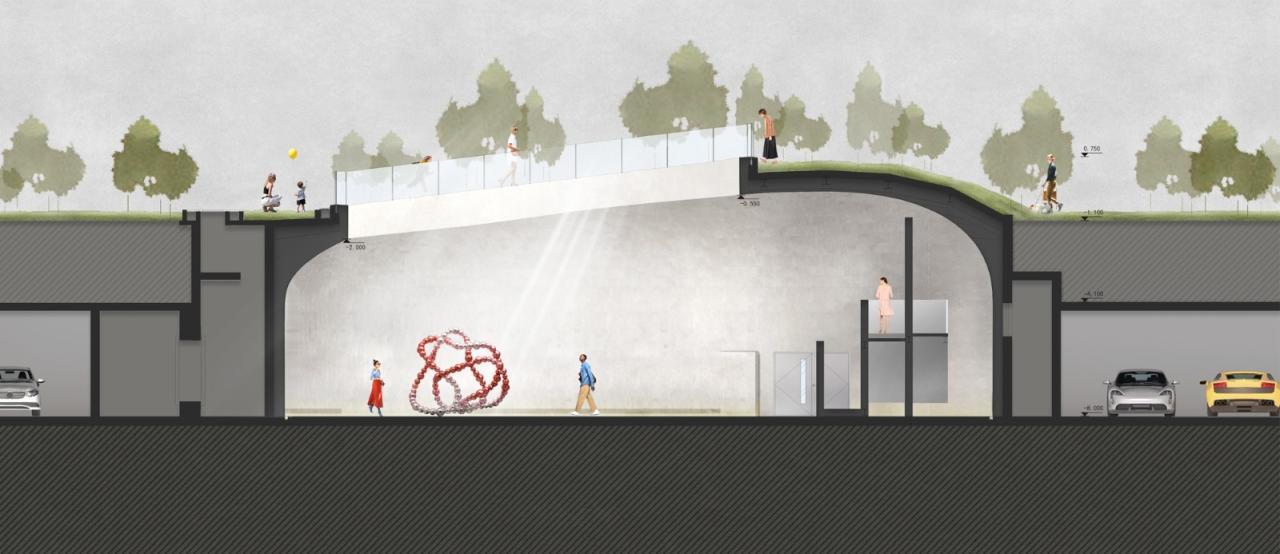 BIM建筑|里向空间-北京缦合艺术中心 / RSAA/庄子玉工作室