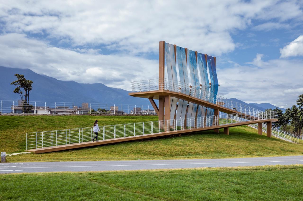 BIM建筑|帆的乡愁：环洱海生态廊道五号驿站 / 三文建筑