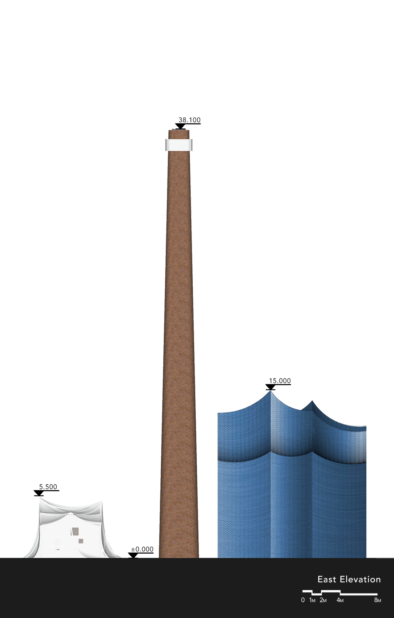 BIM建筑|青丘和白崖：仿佛海浪一般起伏的蓝色山丘下是我们“摇摇摆摆的人间” / Wutopia Lab