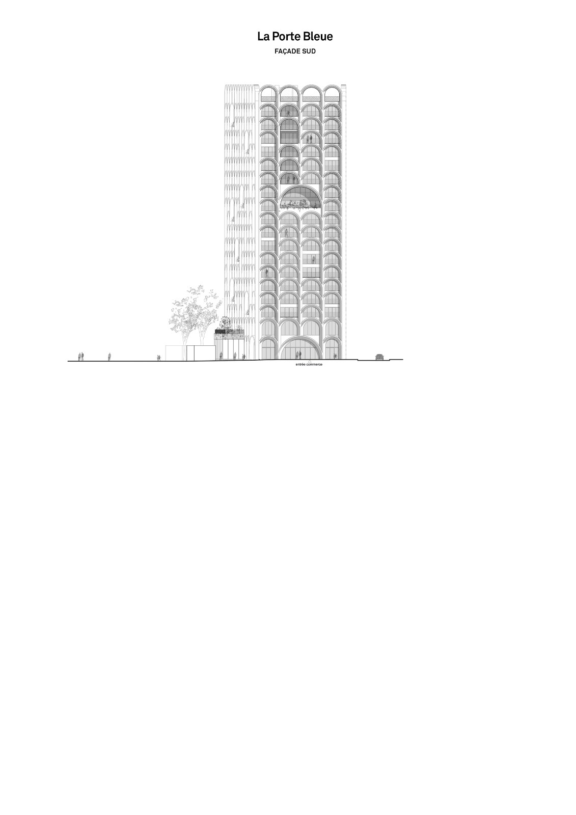 BIM建筑|414 个拱顶，‘蓝色之门’住宅 / PietriArchitectes