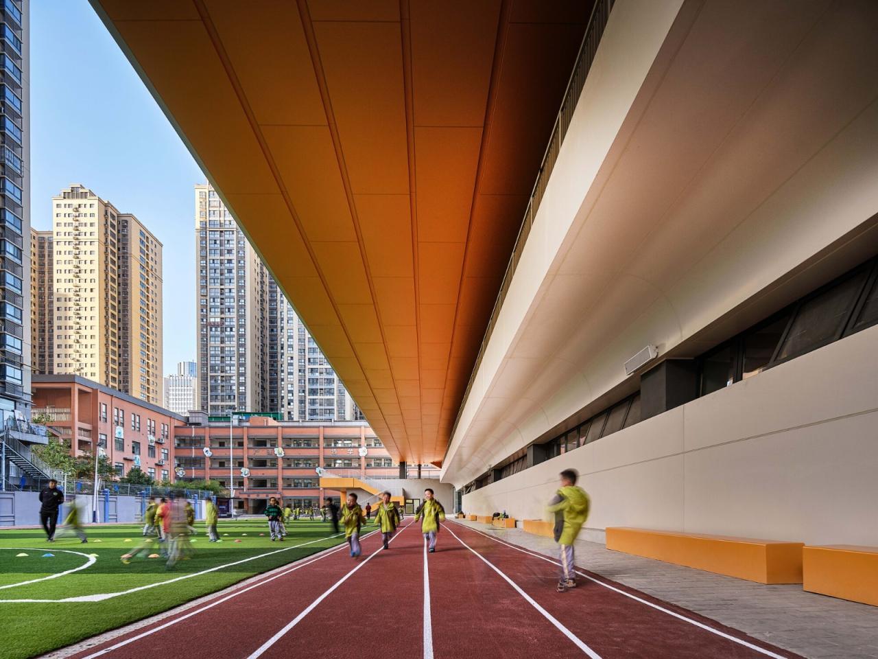 BIM建筑|西安市未央路小学综合楼 / 中国建筑西北设计研究院 屈培青工作室