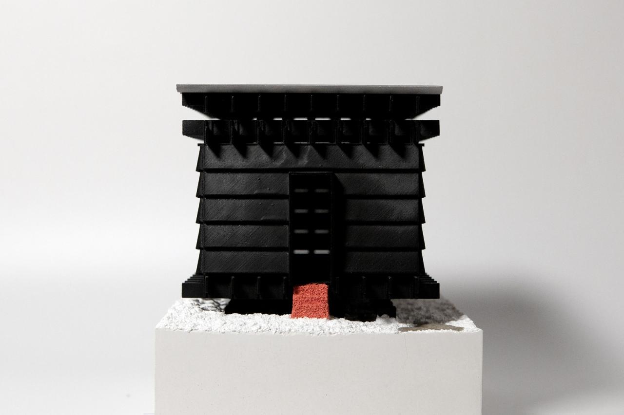 BIM建筑|西藏山南观蜂小屋 / 月壤建筑