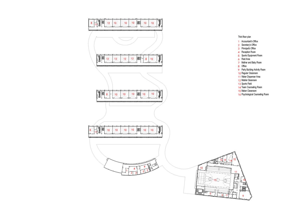 BIM建筑|扬名实验学校 / 米丈建筑