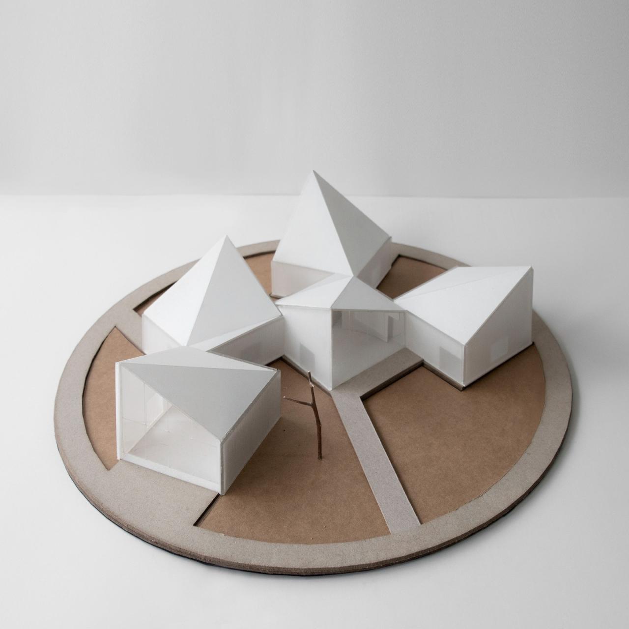 BIM建筑|云台山冰菊花田书馆 / 一树建筑