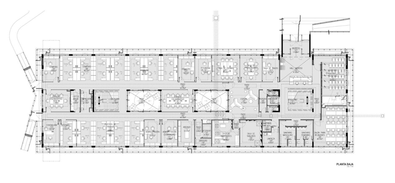 BIM建筑|生物制药总部 / Santiago Viale Lescano + Juan Manuel Juárez