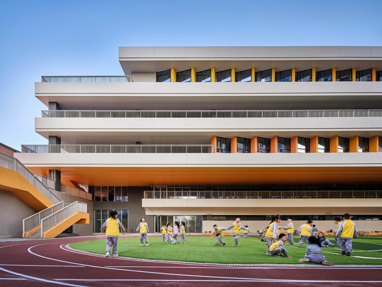 BIM建筑|西安市未央路小学综合楼 / 中国建筑西北设计研究院 屈培青工作室