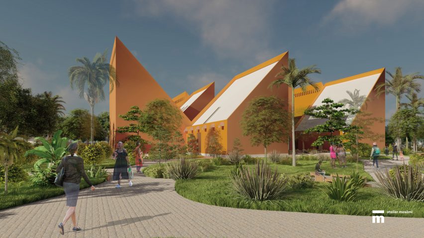 BIM建筑|马索米在利比里亚设计总统图书馆