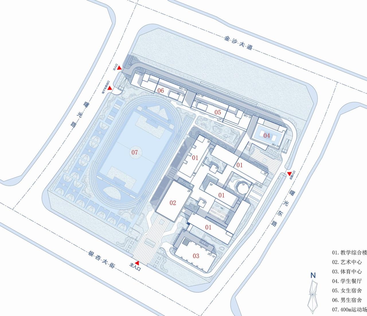 BIM建筑|河南安阳振中学校 / 山东建筑大学建筑城规学院象外营造工作室