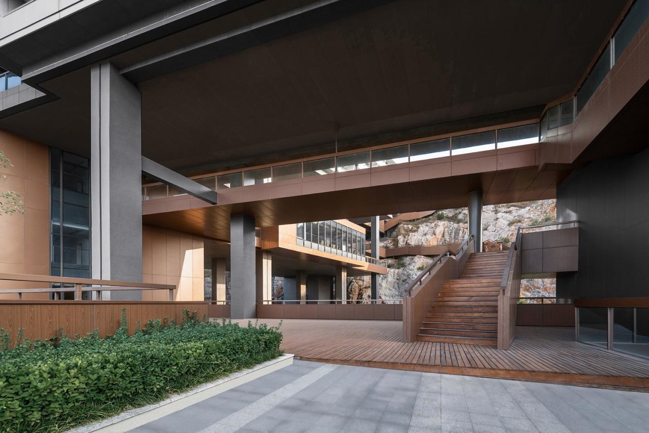 BIM建筑|徐州园博园宕口酒店 / 筑境设计