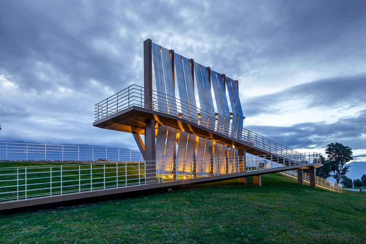 BIM建筑|帆的乡愁：环洱海生态廊道五号驿站 / 三文建筑