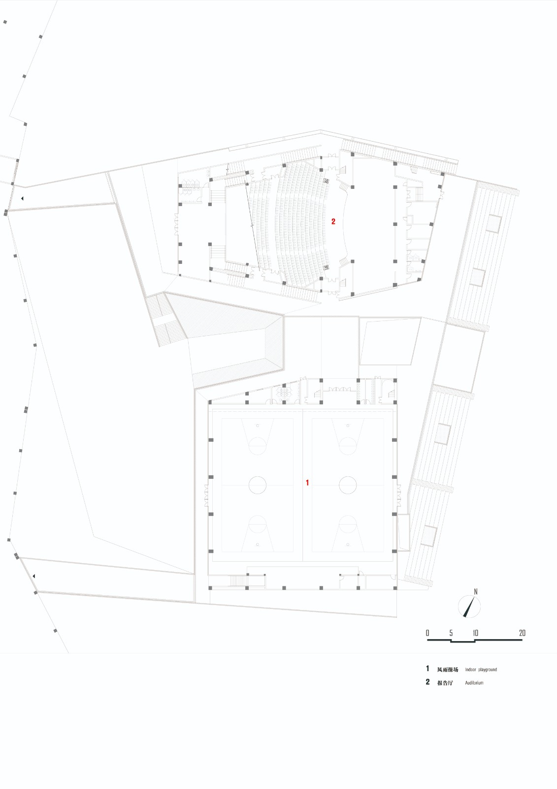 BIM建筑|杭州中泰中学建筑设计 / LZGC量子构城设计事务所+浙江建院建筑规划设计院