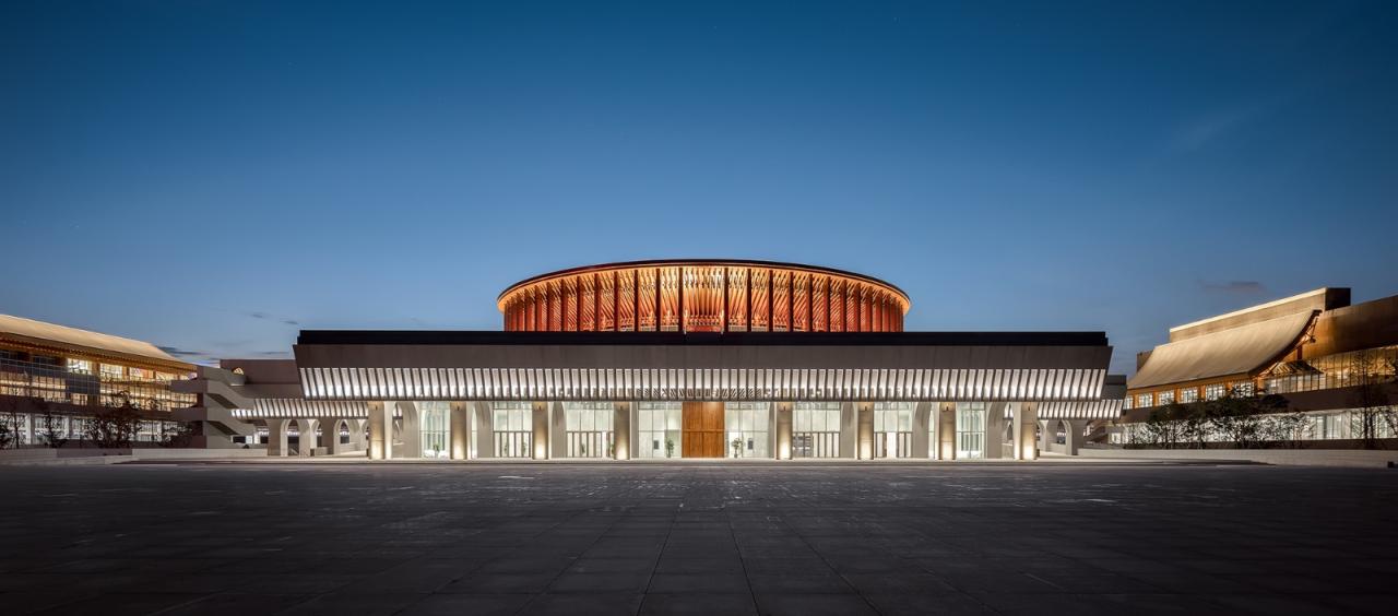 BIM建筑|稻田与廊桥 - 宁波国际会议中心 / 汤桦建筑设计