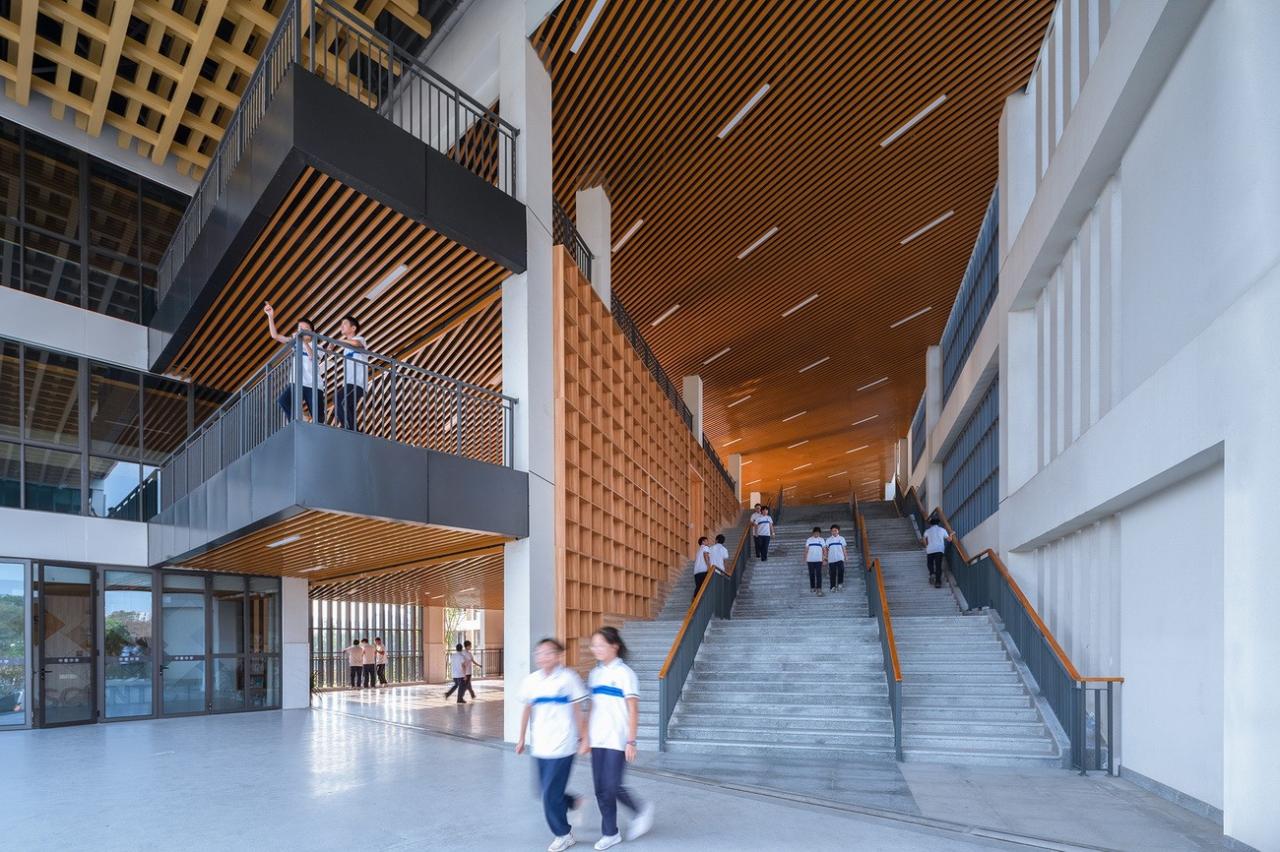 BIM建筑|杭州中泰中学建筑设计 / LZGC量子构城设计事务所+浙江建院建筑规划设计院