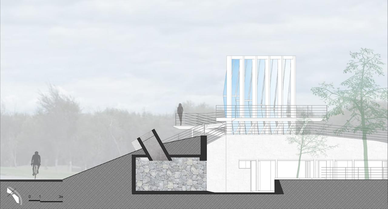BIM建筑|帆的乡愁：环洱海生态廊道五号驿站 / 三文建筑