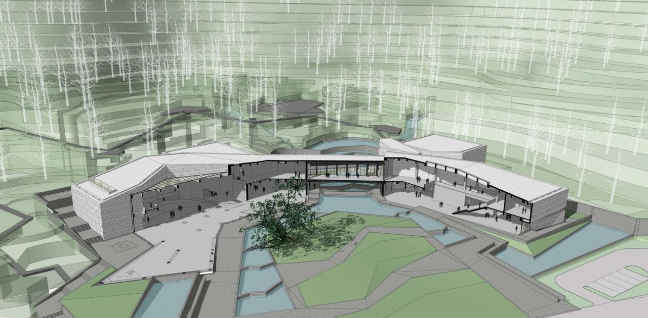 BIM建筑|“地”之书写——三清山地质博物馆设计思考 / 浙江大学建筑设计研究院