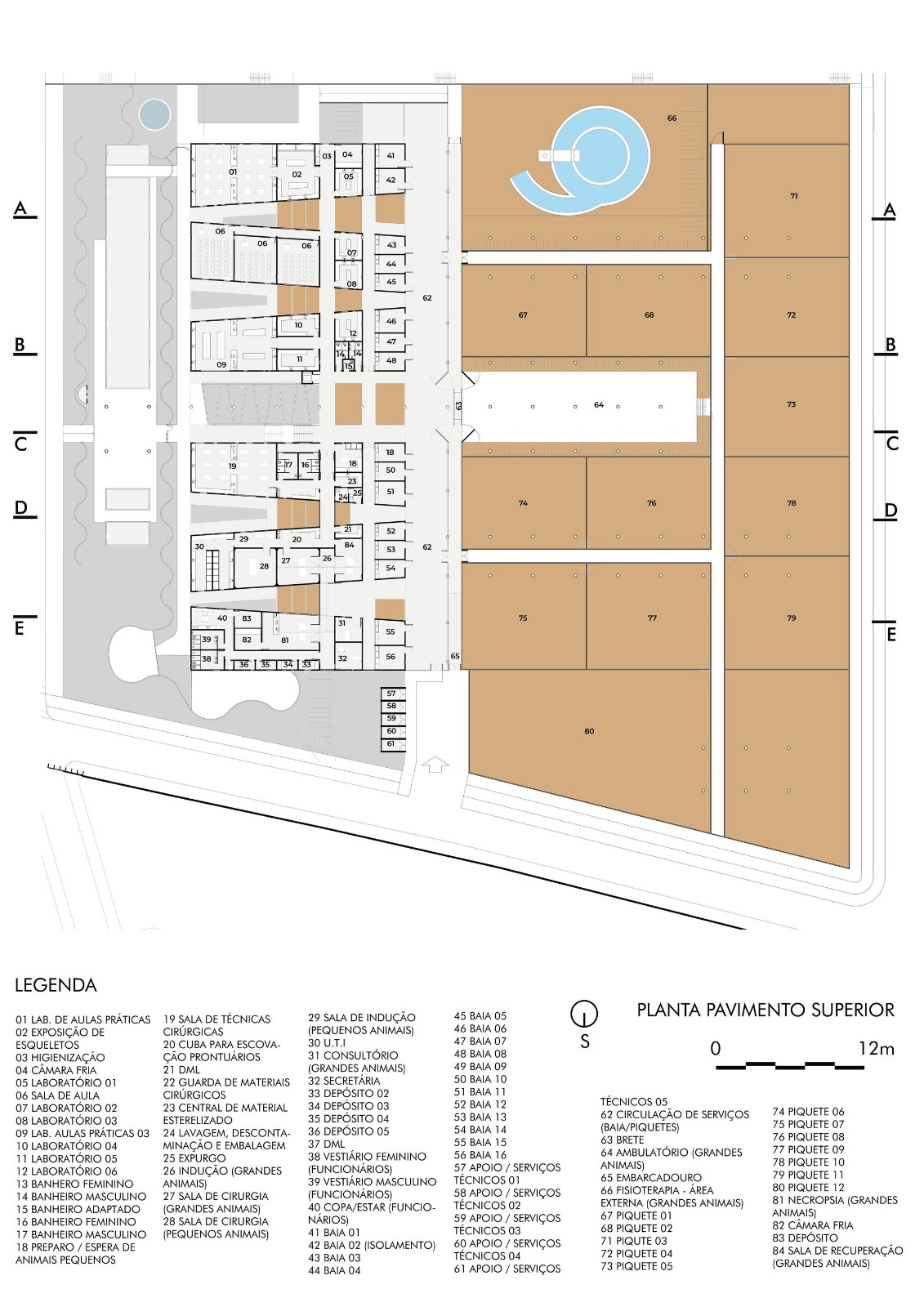 BIM建筑|乌尼埃朗学校兽医院 / Lins Arquitetos Associados