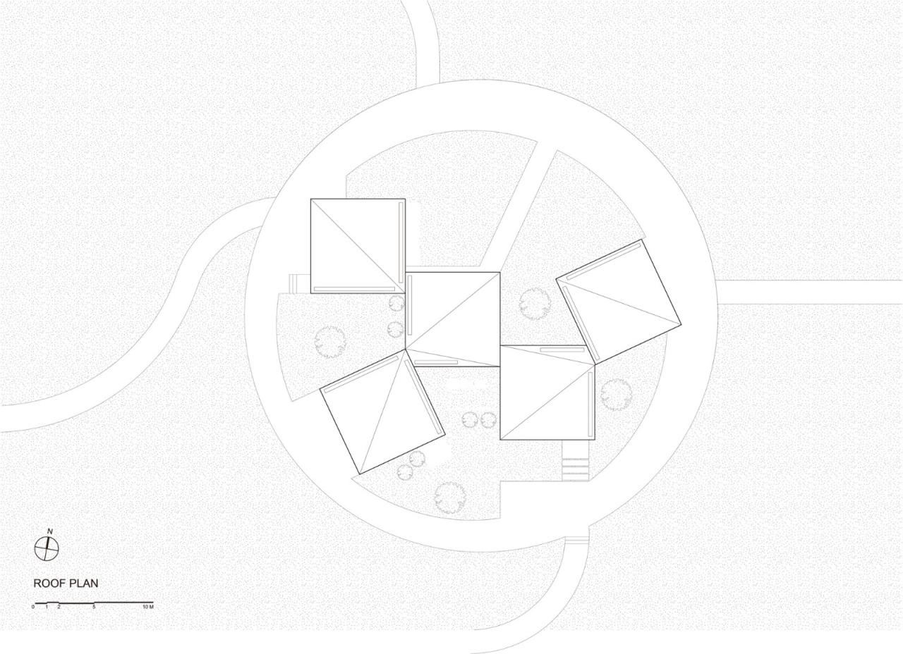 BIM建筑|云台山冰菊花田书馆 / 一树建筑