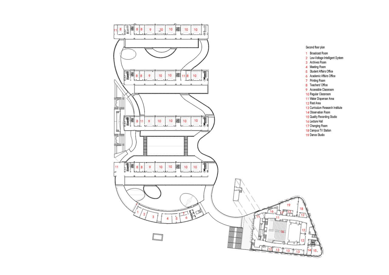 BIM建筑|扬名实验学校 / 米丈建筑