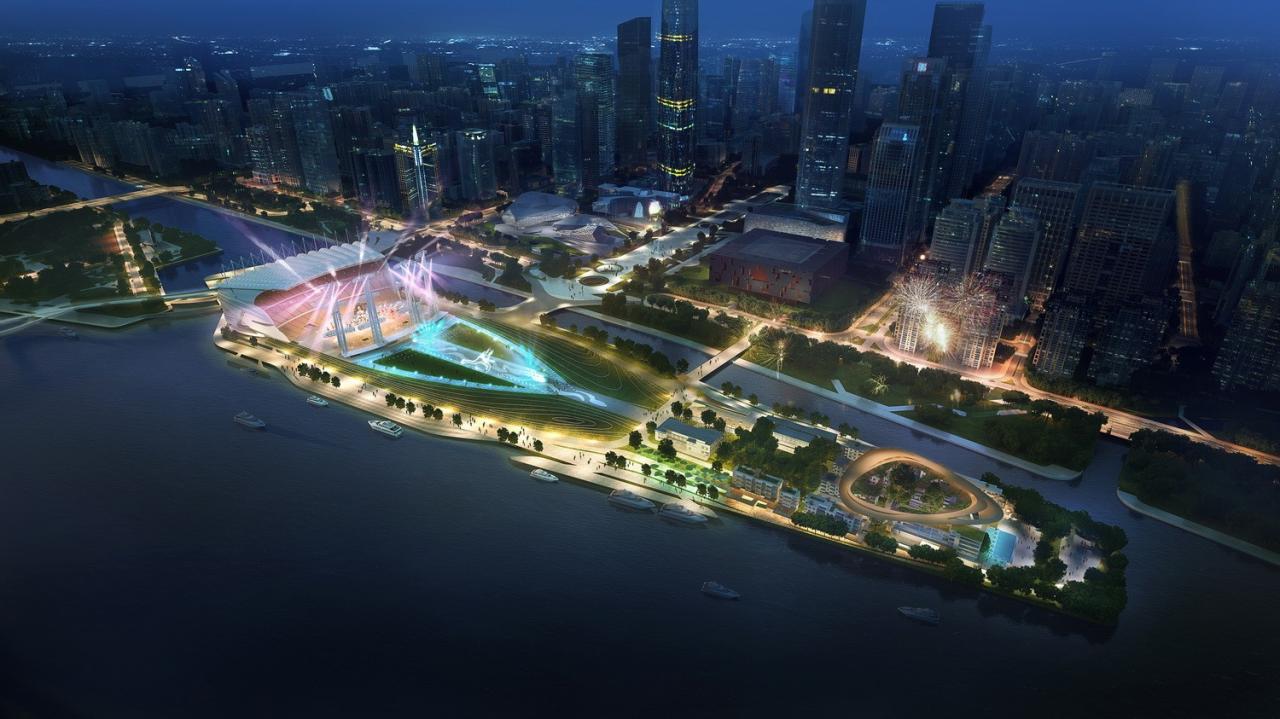 BIM建筑|广州海心沙--岛的更新设想与实施 / XAA冼剑雄联合建筑设计事务所