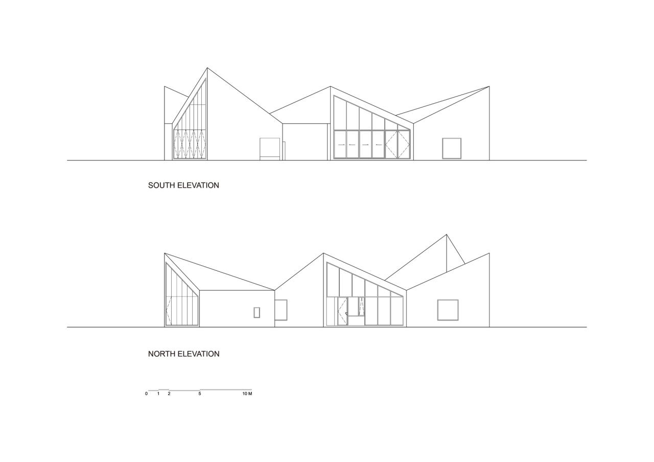 BIM建筑|云台山冰菊花田书馆 / 一树建筑