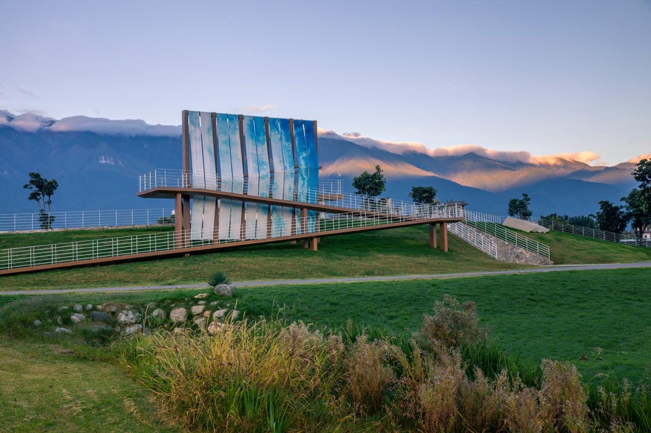 BIM建筑|帆的乡愁：环洱海生态廊道五号驿站 / 三文建筑