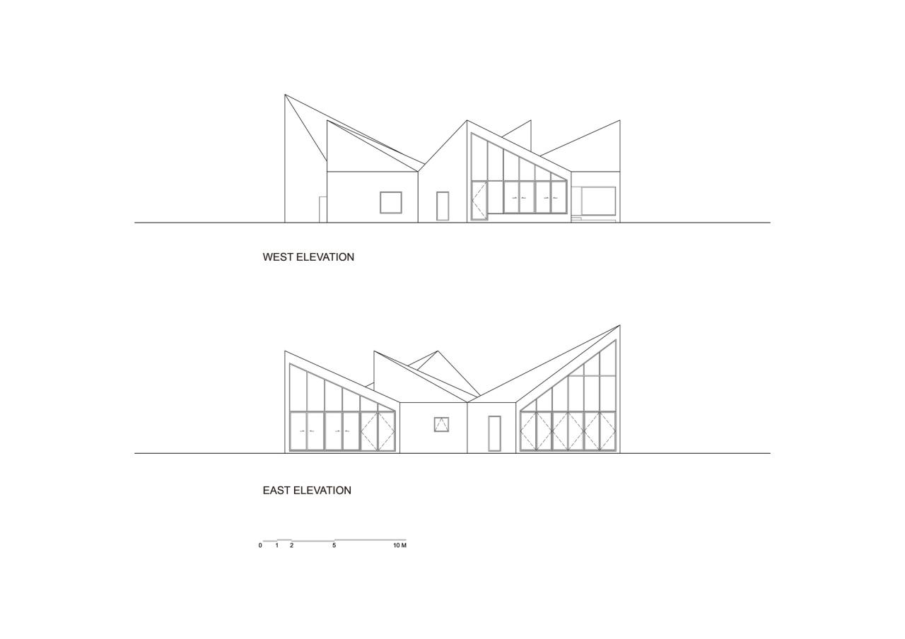 BIM建筑|云台山冰菊花田书馆 / 一树建筑