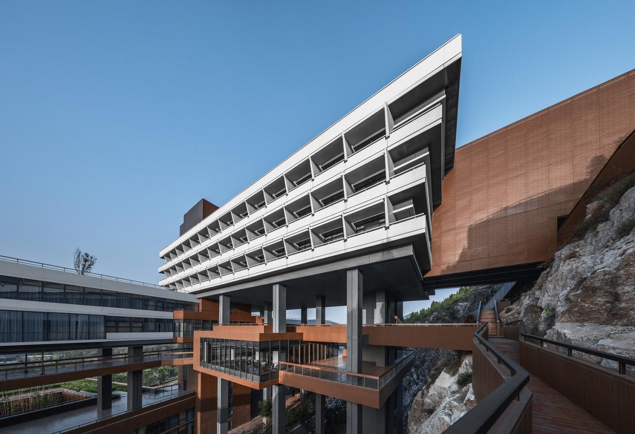 BIM建筑|徐州园博园宕口酒店 / 筑境设计