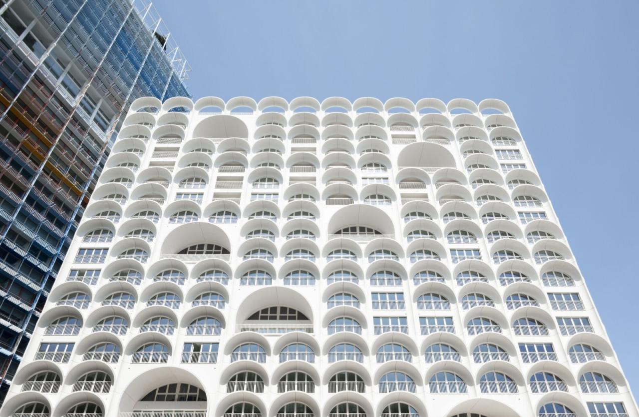 BIM建筑|414 个拱顶，‘蓝色之门’住宅 / PietriArchitectes