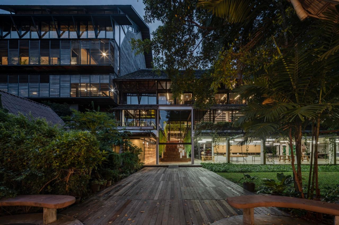 BIM建筑|建筑师们社区生活，Rabindhorn 大楼 / Arsomsilp Community and Environmental Architect