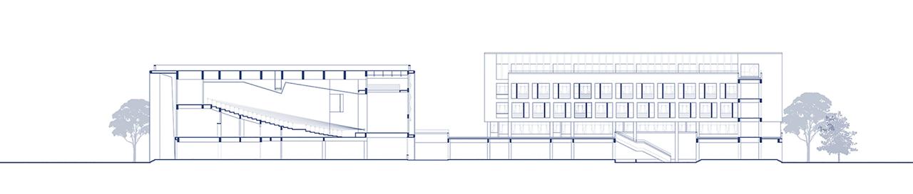 BIM建筑|河南安阳振中学校 / 山东建筑大学建筑城规学院象外营造工作室