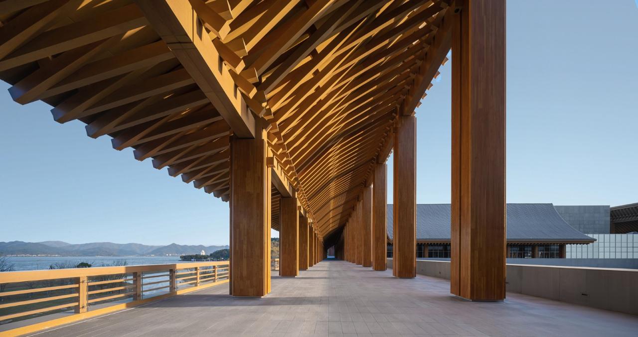 BIM建筑|稻田与廊桥 - 宁波国际会议中心 / 汤桦建筑设计